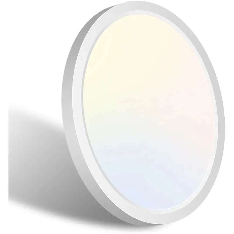 12 Inch 24W 3000K 5000K 6000K Nordic Modern Ultra Thin Round Recessed LED Ceiling Lamp for Indoor Home Lighting
