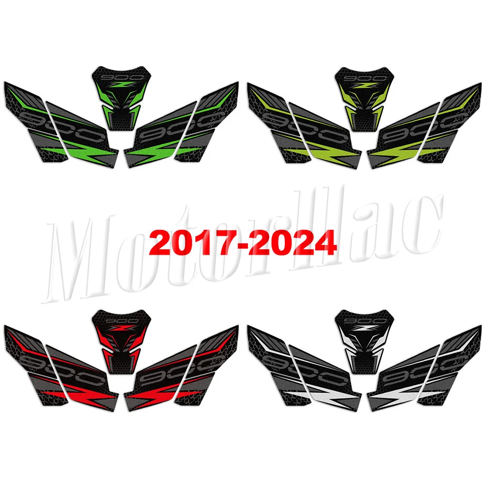 3M Motorrad-Tankpad-Aufkleber Rutschfester Kniegriff-Schutz-Aufkleber Zubehör für Z900 z 900 2025 – Detail 2