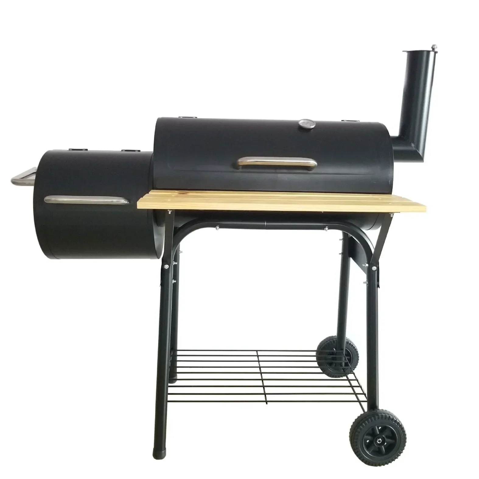 

Oil drum stove Outdoor cart BBQ stove Charcoal Smoke Charcoal villa courtyard American barbecue