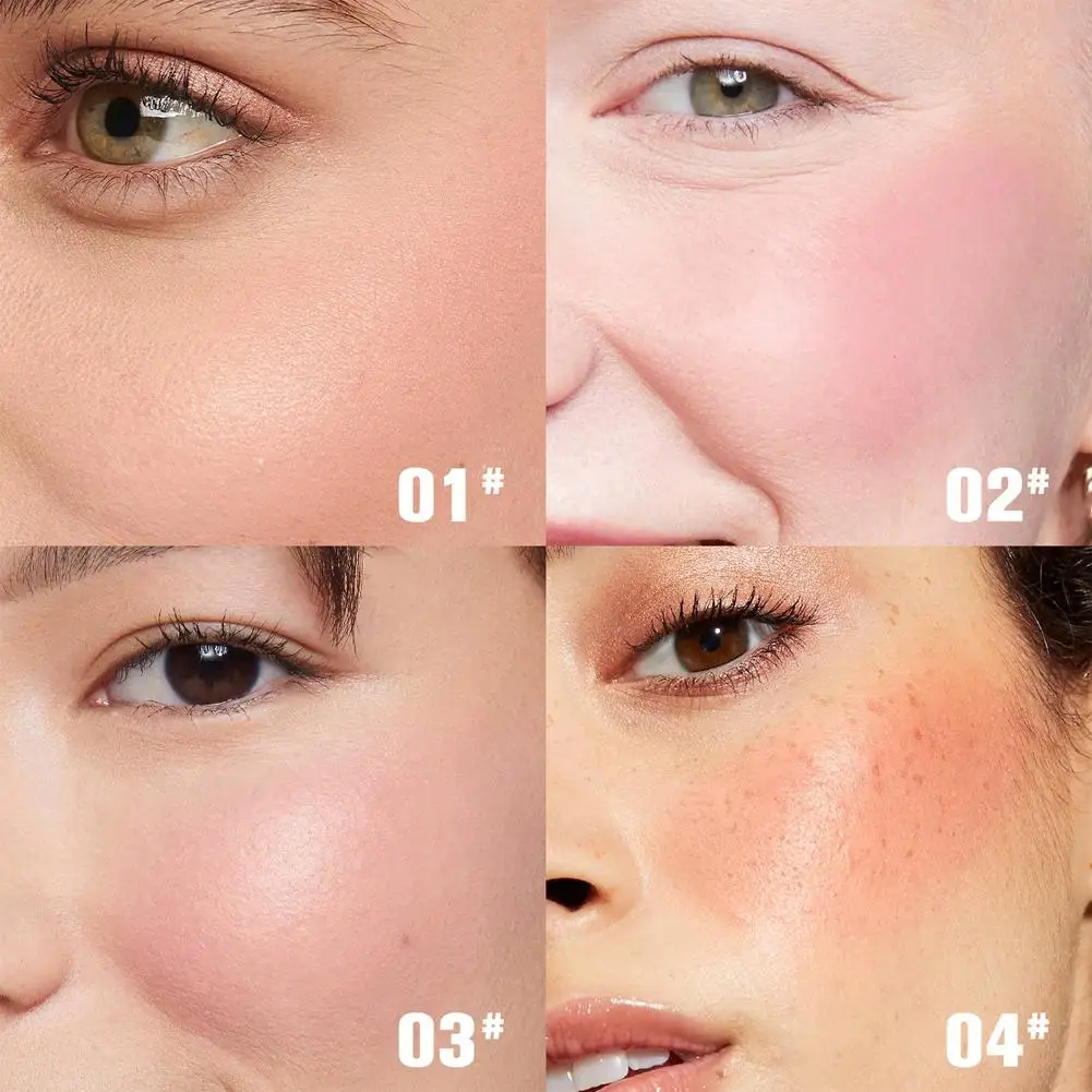 Rubor monocromático mate vitalidad textura suave nacarada mezcla Natural ligera maquillaje de contorno Facial colorete en polvo