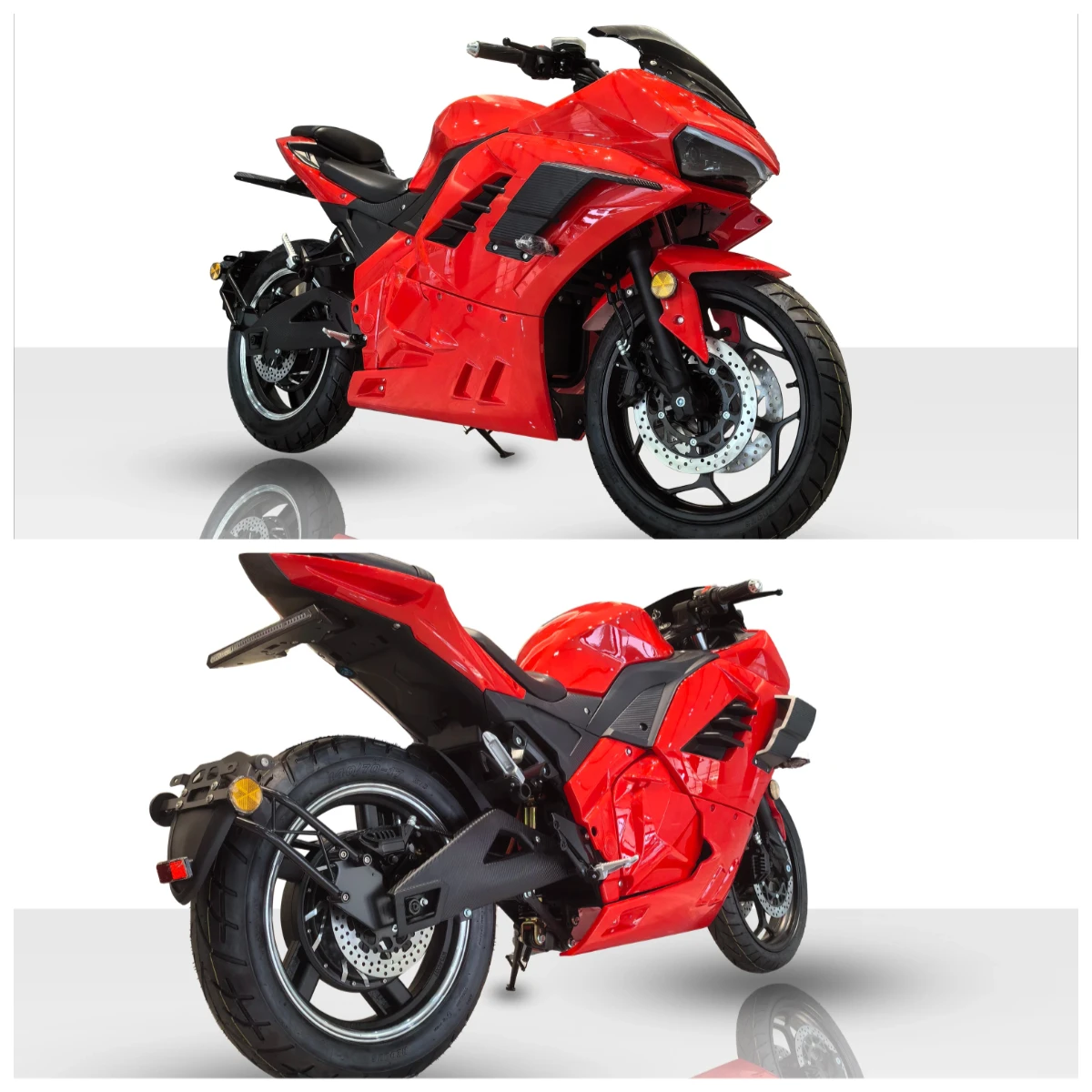 Strovan Popular New-Arrival H400 Wheel Motor 10000W 80/100Ah Electric Motorcycle With