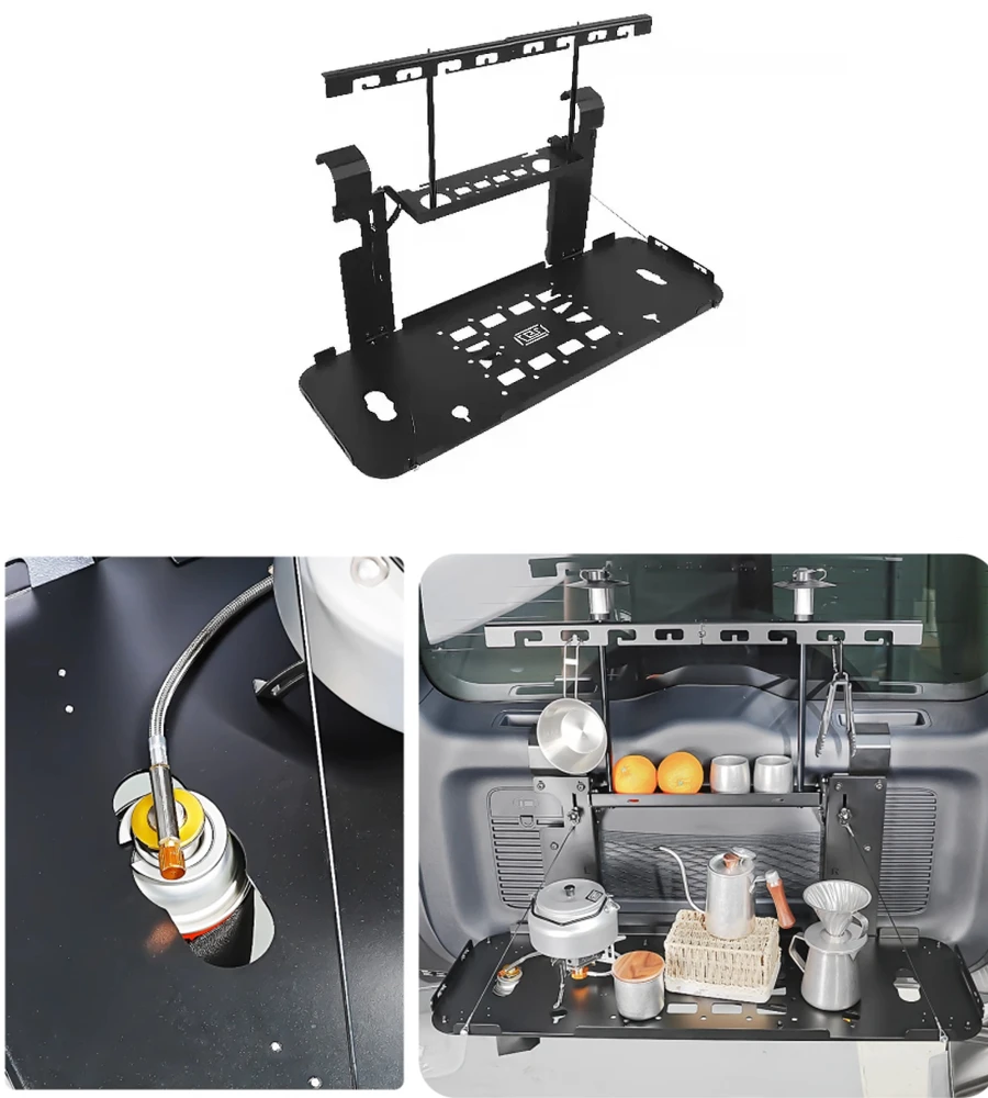 Fit for BYD FangChengBao 5 Leopard 5 Denza B5 Tailgate Storage Rack Foldable Table Panel Trunk Extension Racks