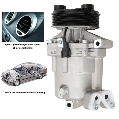 Air conditioning compressor (2007-2010 Nissan Versa 2007-2015 Nissan Tiida 1.8 L)