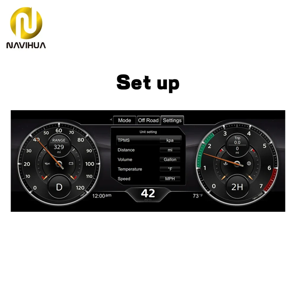 2024 Latest Original Car Digital LINUX Instrument Cluster For Lexus Jeep Wrangler JK 2011-2018 LCD Speedmeters Dashboard player image 4