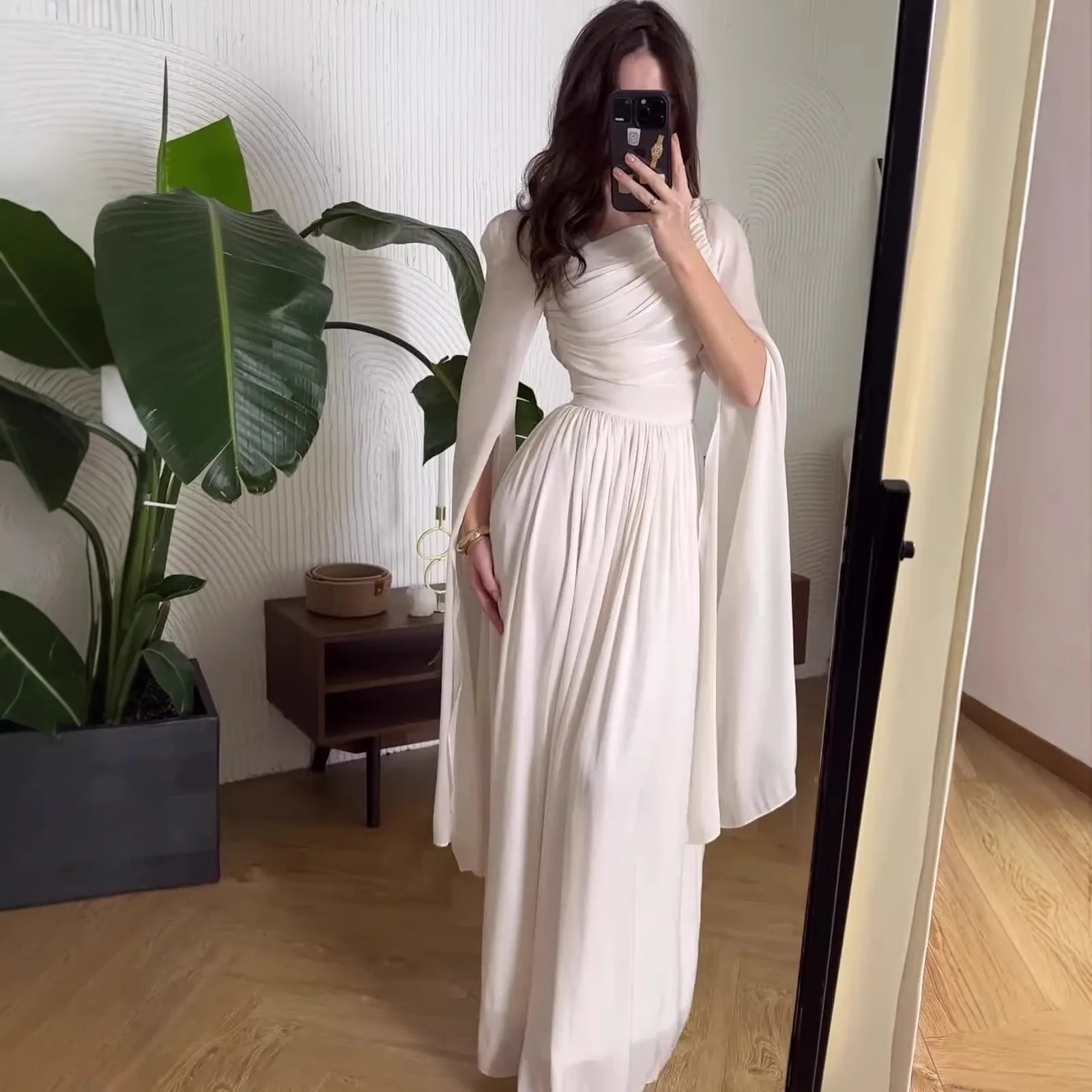 Summer Elegant Long Sleeve Dresses Women 2025 Vintage Floral Bodycon Maxi Dress Spring Summer