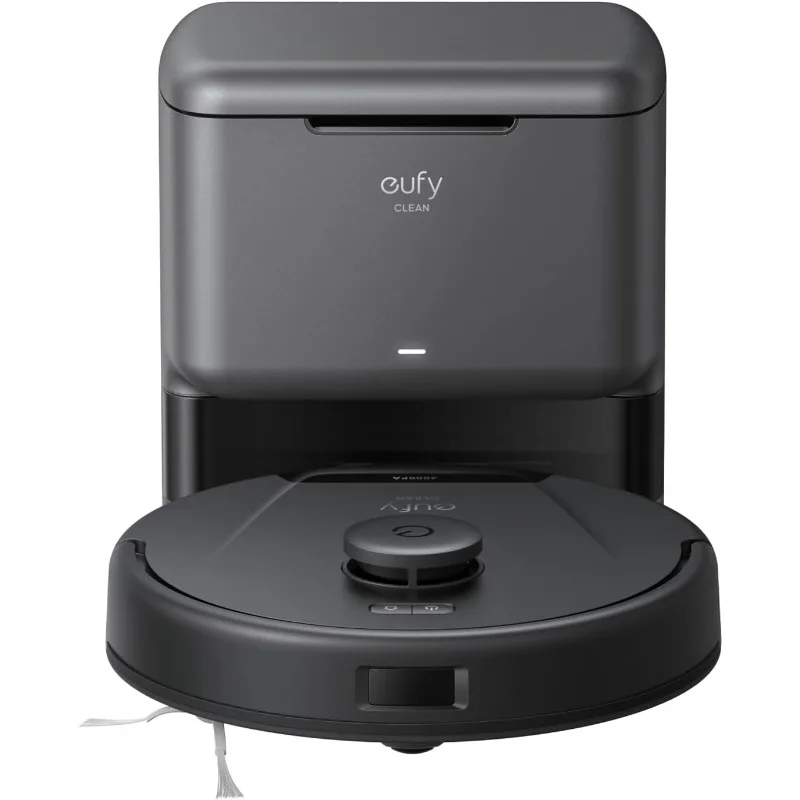 Eufy-Robot aspirador L50 SES, estación autovaciada de 60 días, limpieza de suelo múltiple, navegación láser iPath precisa, mapeo de Al personalizable