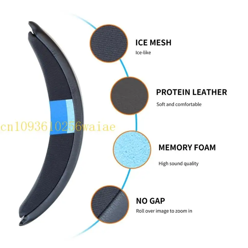 Gel Headbands Head Beam Top Headband Cushion Repair Part for QC35 QC45 Headsets Part