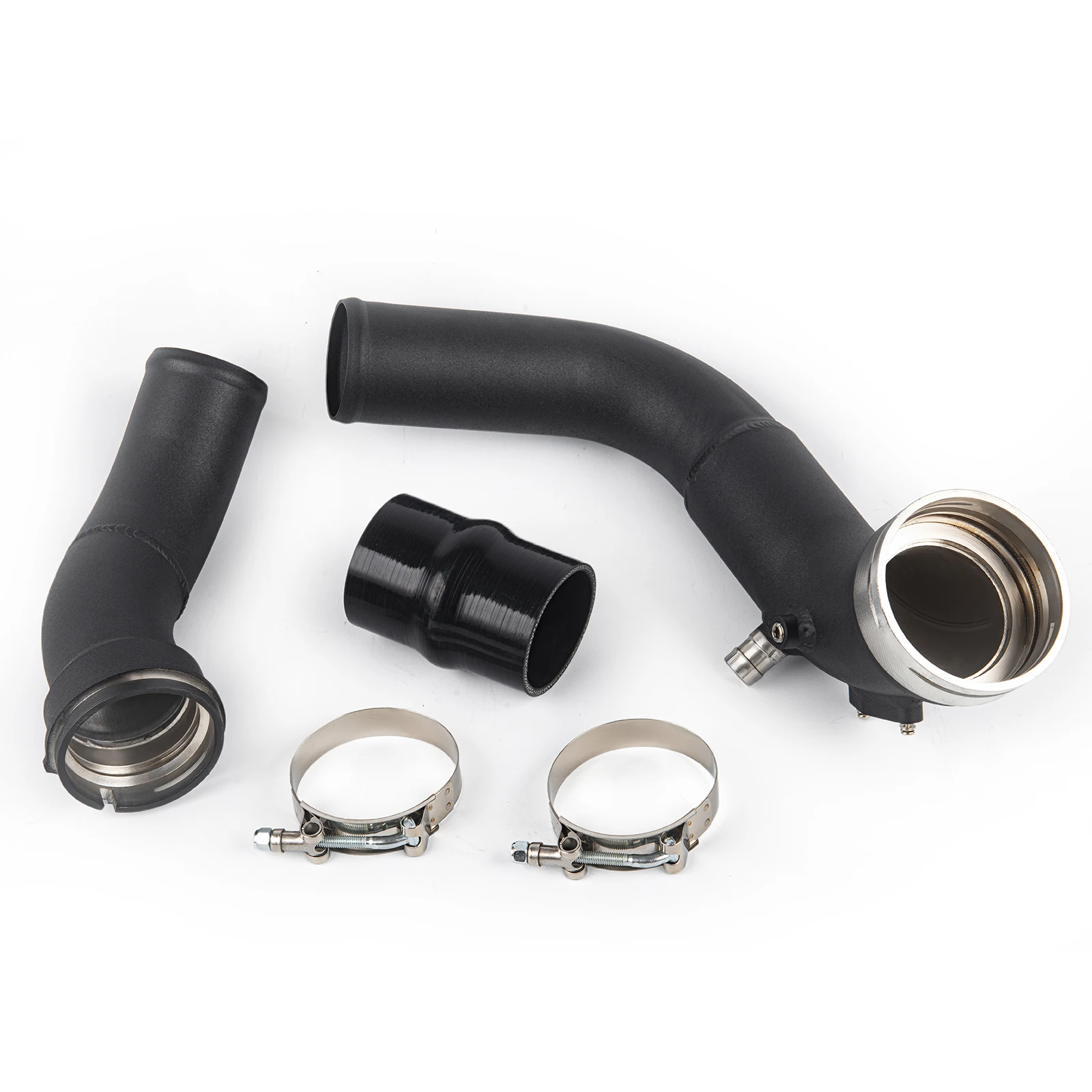 

Комплект воздухозаборника из алюминия для тюнинга автомобилей, подходит для BMW 12-16 BMW N55 F20 F30 335 435I M135I M235I, патрубок наддува