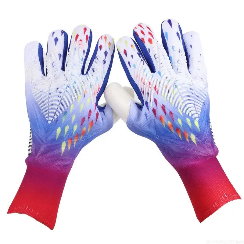 Kids Adults Goalkeeper Gloves Goalie Gloves Thicken Latex Football Soccer Anti-slip Soccer Breathable Children Goalie Gloves