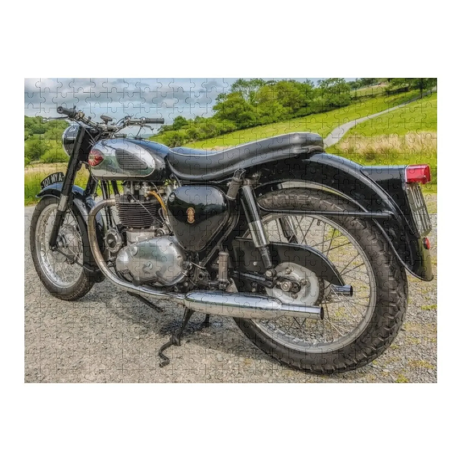 

BSA Motor Bike Jigsaw Puzzle Wooden Jigsaws For Adults Anime Custom Name Child Toy Puzzle