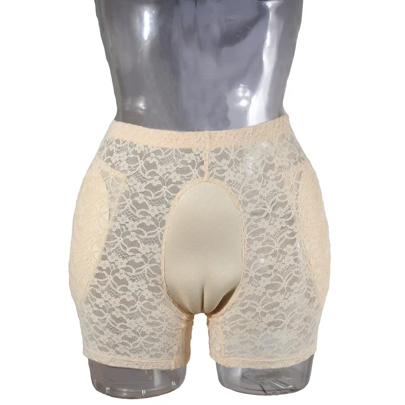 Men's Hiding Gaff Panties Fake Vaginal Padded Shaping Briefs For Crossdressing Transgender Men Underwear Soft Gay Thongs Briefs