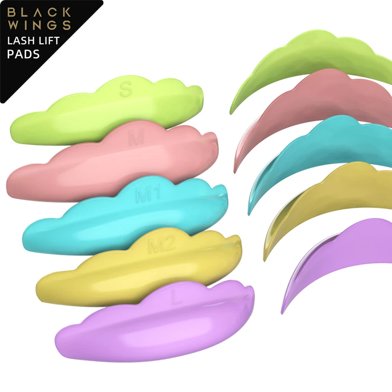 5PAIRS  Blackwings Eyelashlift Silicone Pads LashLifting 3D Lash Curler Perming Makeup Tool