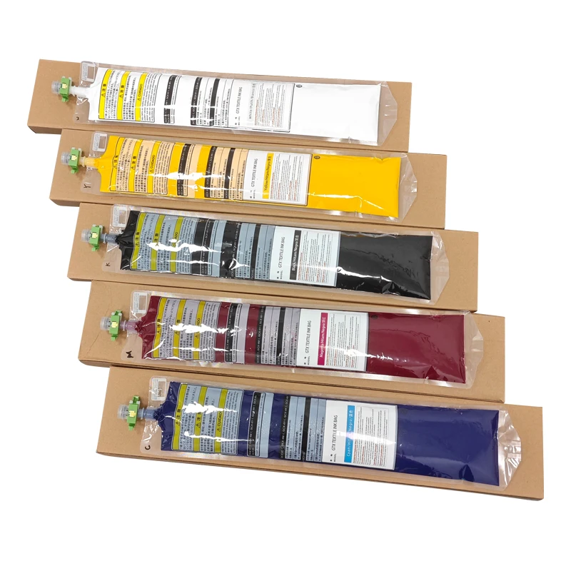 Nieuwe DTG Textielinkt 700ML GTX Met Eenmalige Chip DTG Inkt Voor Brother GTX-422 GTX-423 GTX-425 GTX-600 GTXPRO Printer GTX Inktzak