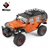 WLtoys 104010 New 1:10 Wrangler 4x4 RC Car Professional Climbing Vehicle High Speed Remote Control Vehicle Off Road Vehicle Toys