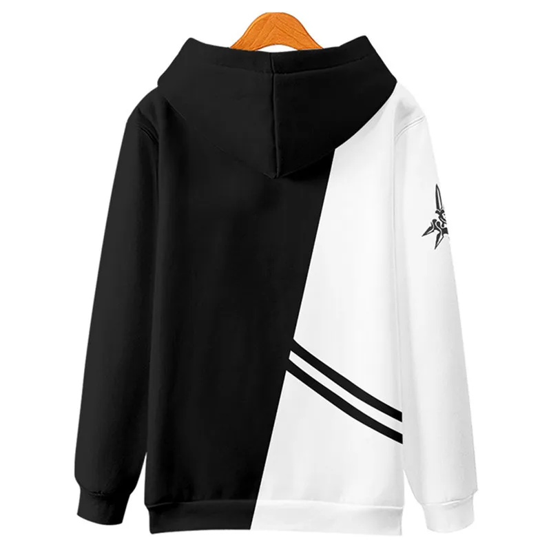 Game NieR Automata 2B YoRHa No. 2 Type B 9S YoRHa No. 9 Type S Cosplay Costume 3D Sweatshirt Men Zipper Hoodies Outwear Coat