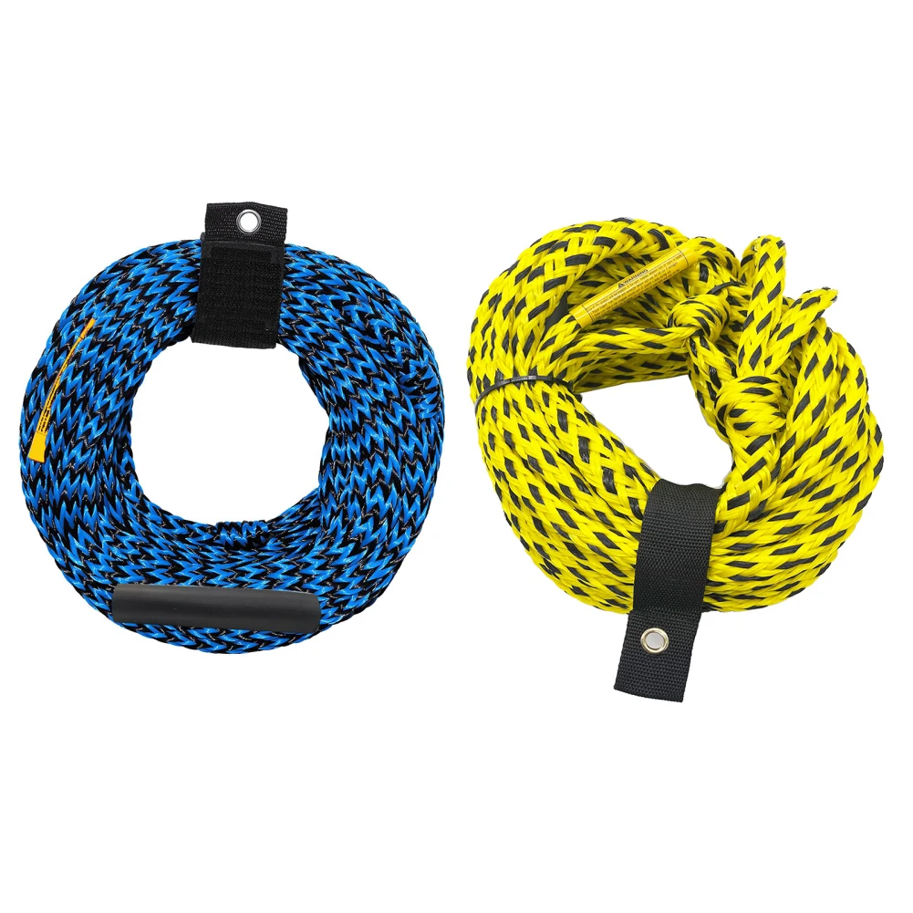 Watersports Tow Harness For 1-3Rider Boat Tow Harness 16-strand Hollow Braid Polypropylene Rope For Towing Towable Tube