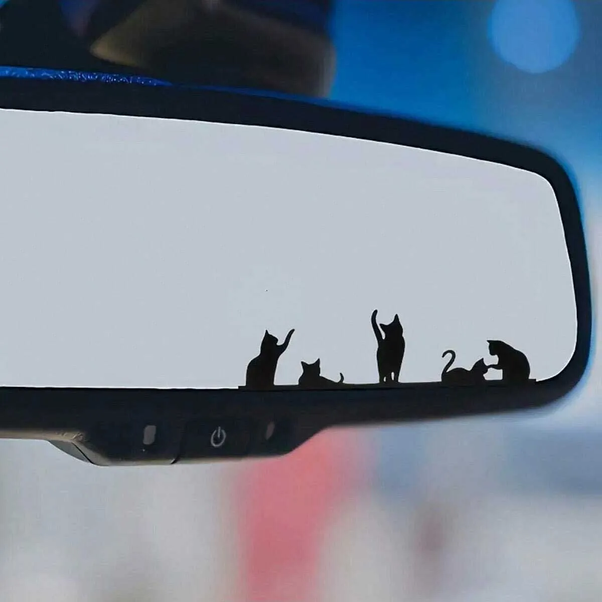 Cute Kitten Car Sticker - Mirror Sticker, multi-functional, suitable as a gift for girls, car decoration and car accessories