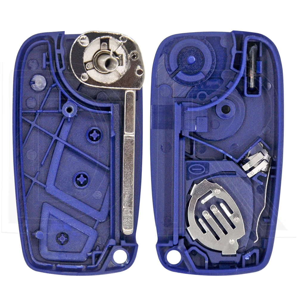 Great SIP22 Blade 2/3Button Replacement Flip Car Key Shell Case For Fiat Ducato Bravo Qubo Doblo Linea Punto Stilo Iveco Florino