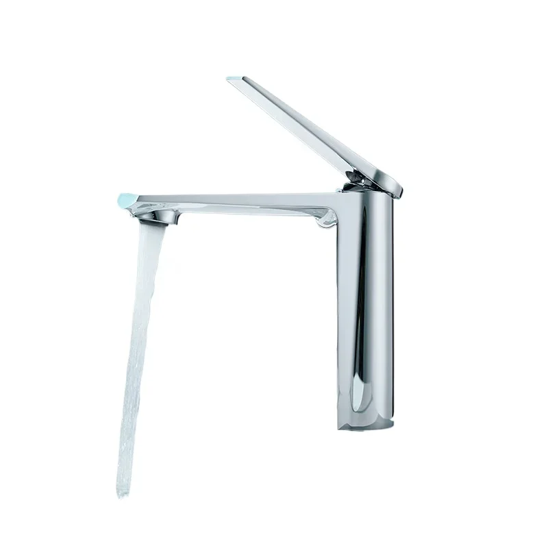 

All-copper single-hole faucet, bathroom sink, washbasin, hot and cold faucet