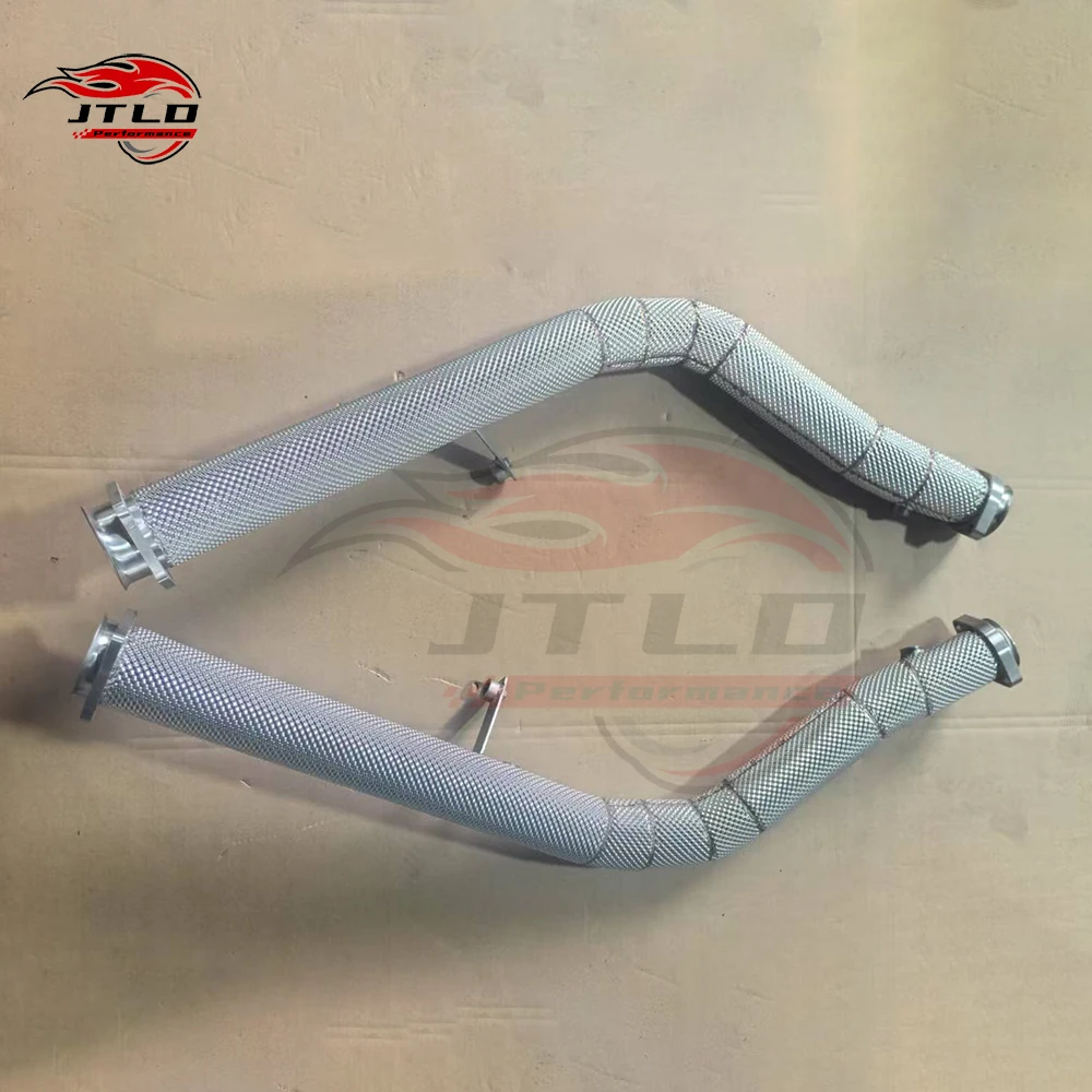 Turbo Downpipe Front Pipe With Heat Insulation For Mercedes Benz G63 AMG W463 2014-2018 5.5L V8 M157 Engine Models