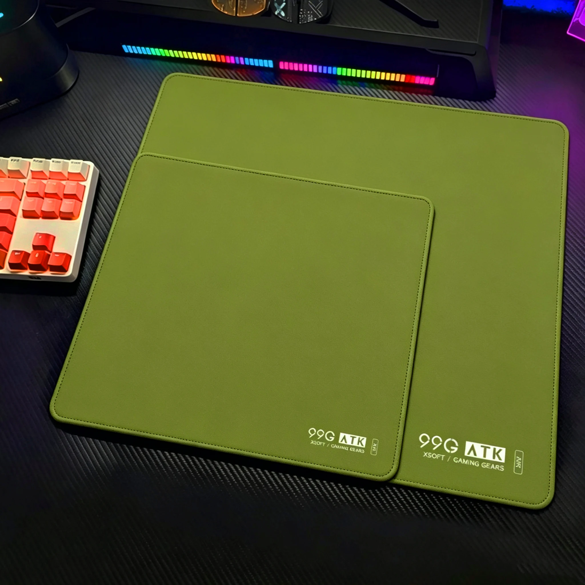 ATK 99G New Gaming Mouse Pad 18x22 Small Non-Slip Durable Stitched Edge Table Mats PC Gaming Desk Accessories Computer MousePads