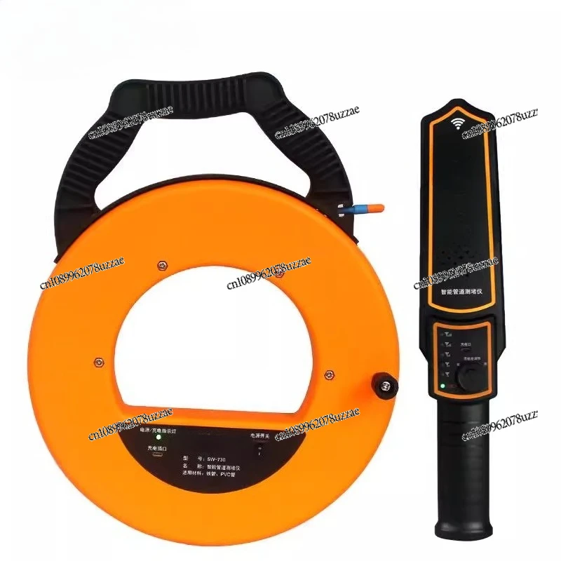 

Измеритель засорения трубопровода SW-720 Электрический настенный измеритель засорения труб из ПВХ, металлических труб, проводов, труб