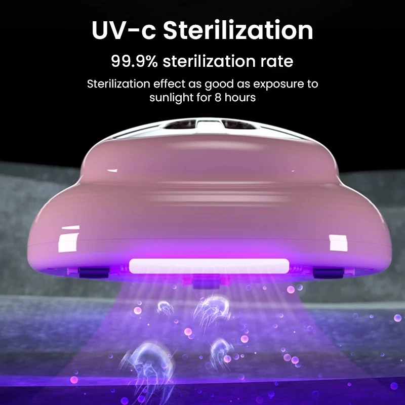 Ultraviolet Mite Removal Instrument 10000PA Vacuum Cleaner Cordless Handheld Vacuum For Home Mattress Sofa Detachable Filter