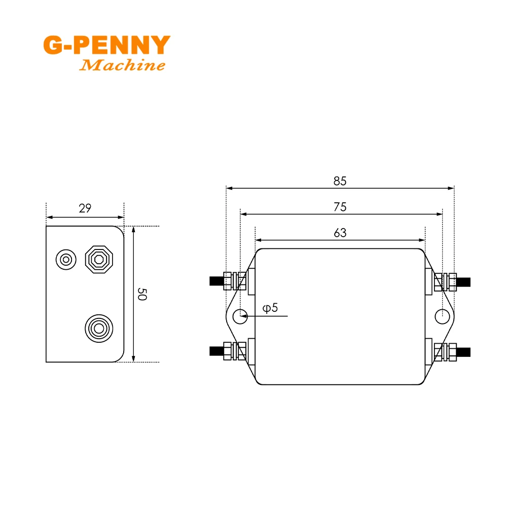 OMNICOM 220v Power Supply Wave Filter 50/60Hz CW4L2-3/6/10/20/30A-S Switch Power Supply Filter