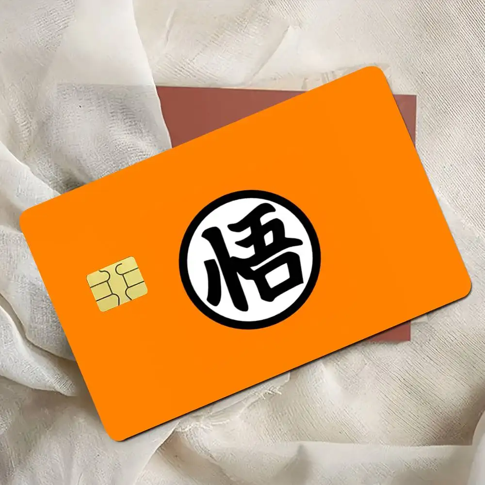 D-Dragon Ball Logo Credit Card Skin Stickers For Bank Card Bus Metro Card Sticker Waterproof Gift