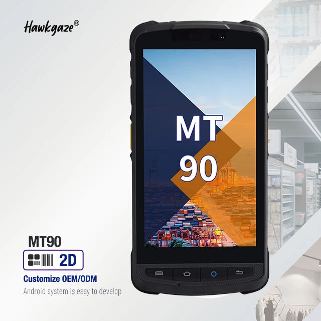 Wholesale Industrial Handheld Rugged PDA Warehouse Barcode Scanner Android 11 IP67 4G 4GB RAM in Stock