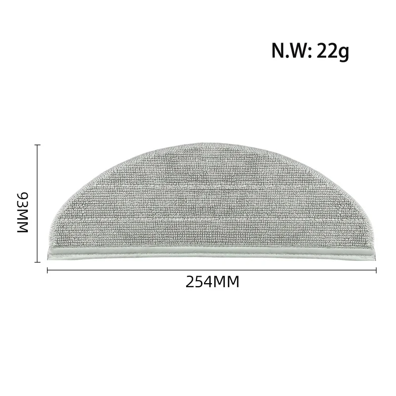 Aksesori untuk Xiaomi Mijia Kit Suku Cadang Kain Pel Filter Hepa Sikat Sisi Utama MJSTP Robot Sapu Pembersih Diri