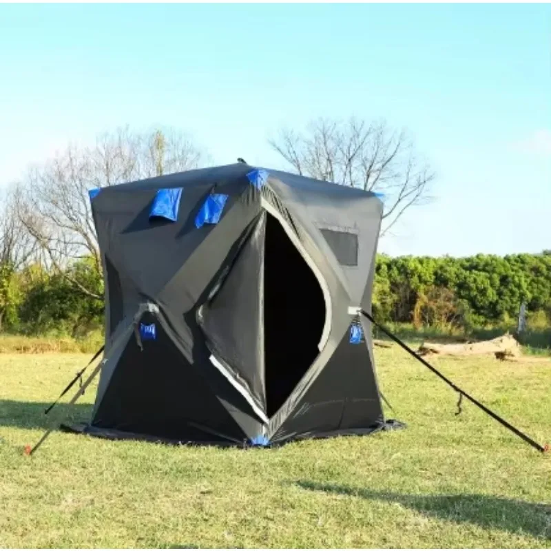 Automatic Pop Up Ice Cube Winter Fishing Tent Sauna Tent Outdoor Camping Tent