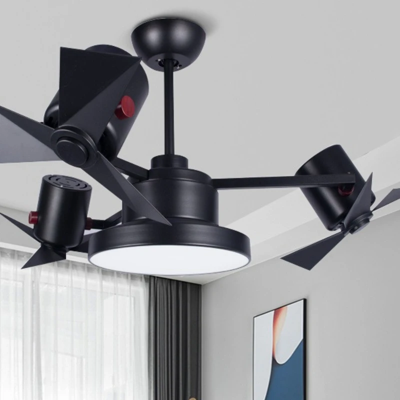 

Shaking head, ceiling fan light 360 rpm, ceiling fan, dining room, living room, household, electric fan chandelier,