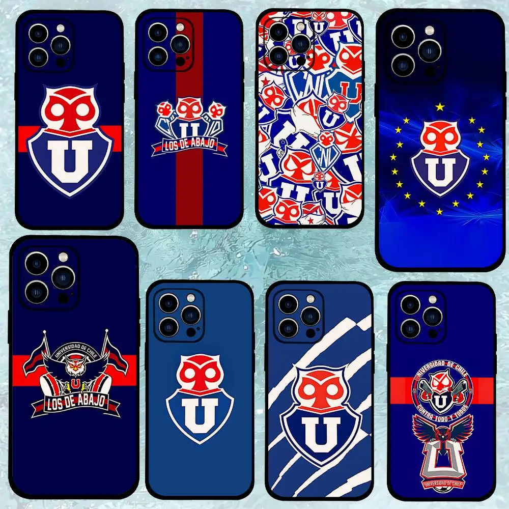 Funda para Teléfono C-Chile U-University, para iPhone 17 16 15 14 13 12 11 PRO MAX PLUS Mini, TPU Suave al Tacto