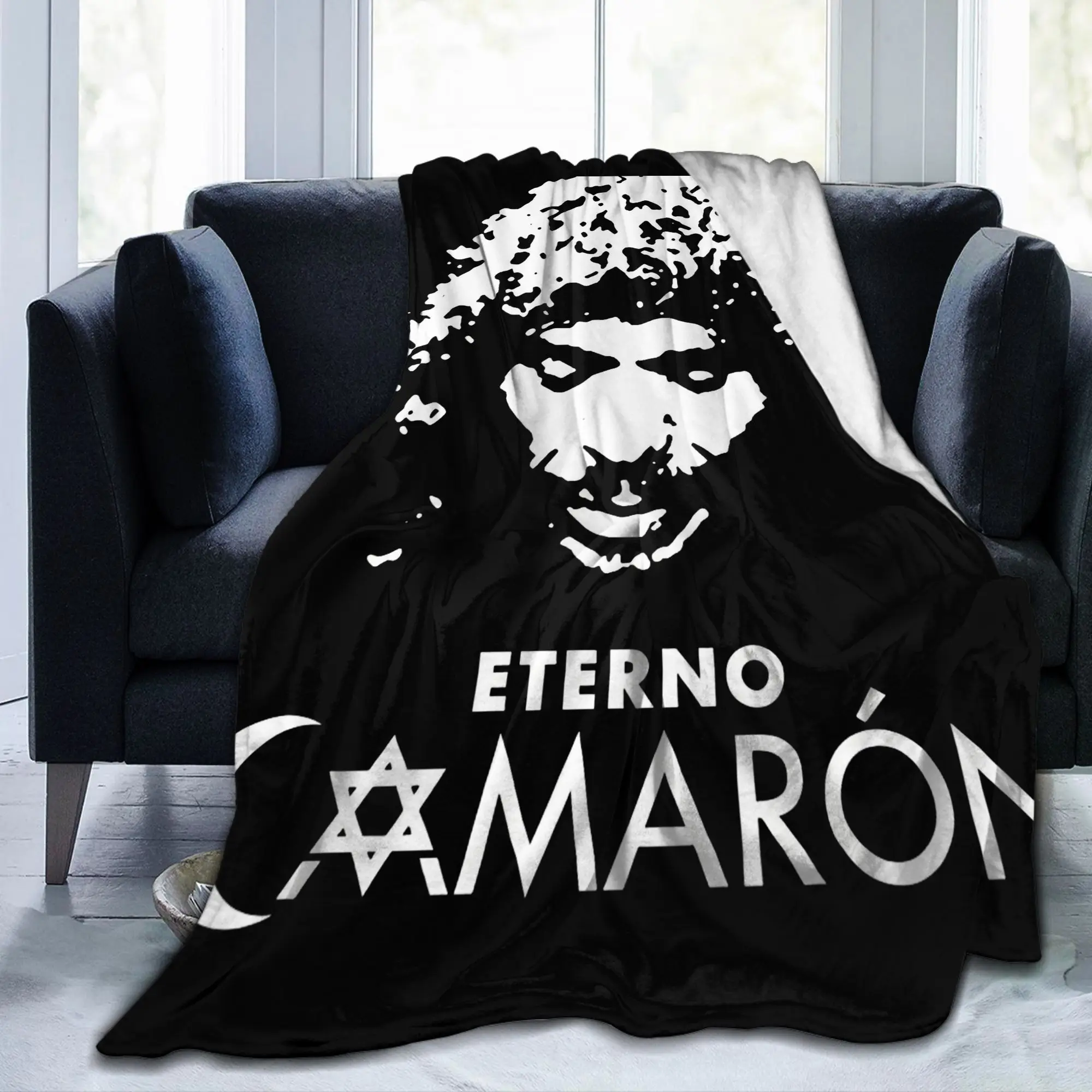 Camarons De La Isla Flamenco Singer Blankets Coral Fleece Plush Print Island Shrimp Portable Thin Throw Blankets for Bed