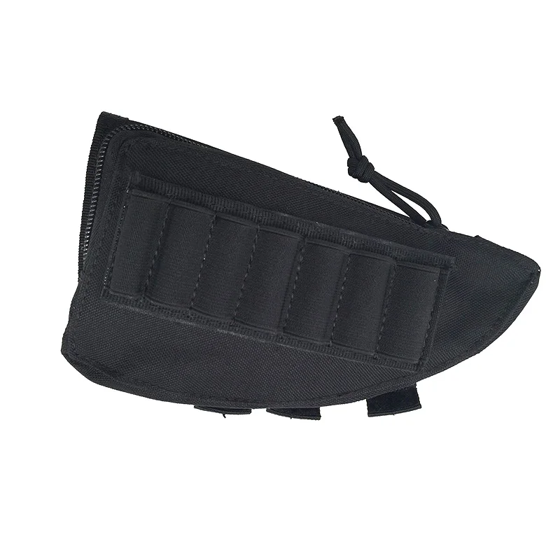 Tactical Buttstock Cheek Rifle Stock Ammo Cartridge Pouch Airsoft Paintball Shooting Hunting Bullet Shell Carrier Holder view 3