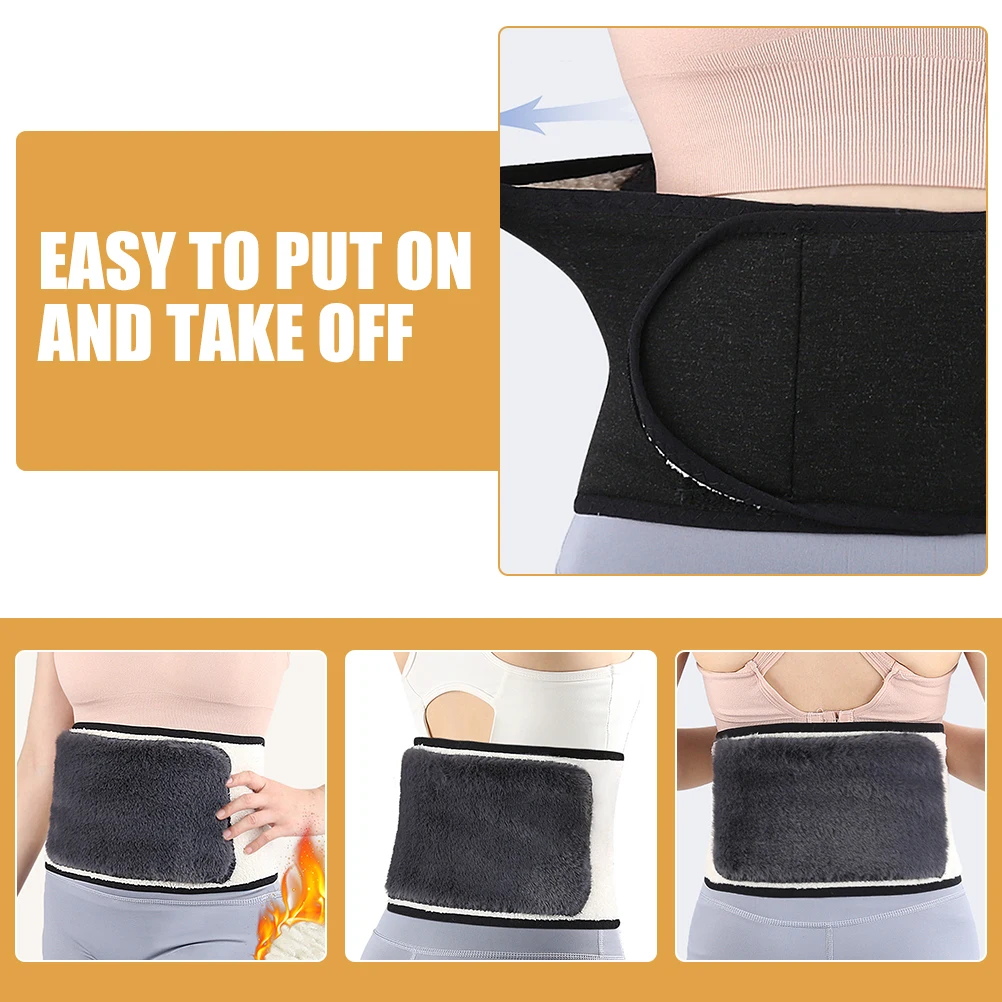 

Warm Waist Belt Black L 21 25 Inches Adjustable Design Lumbar Support Wear resistant Sports Sleeve Gym Accessory Multi