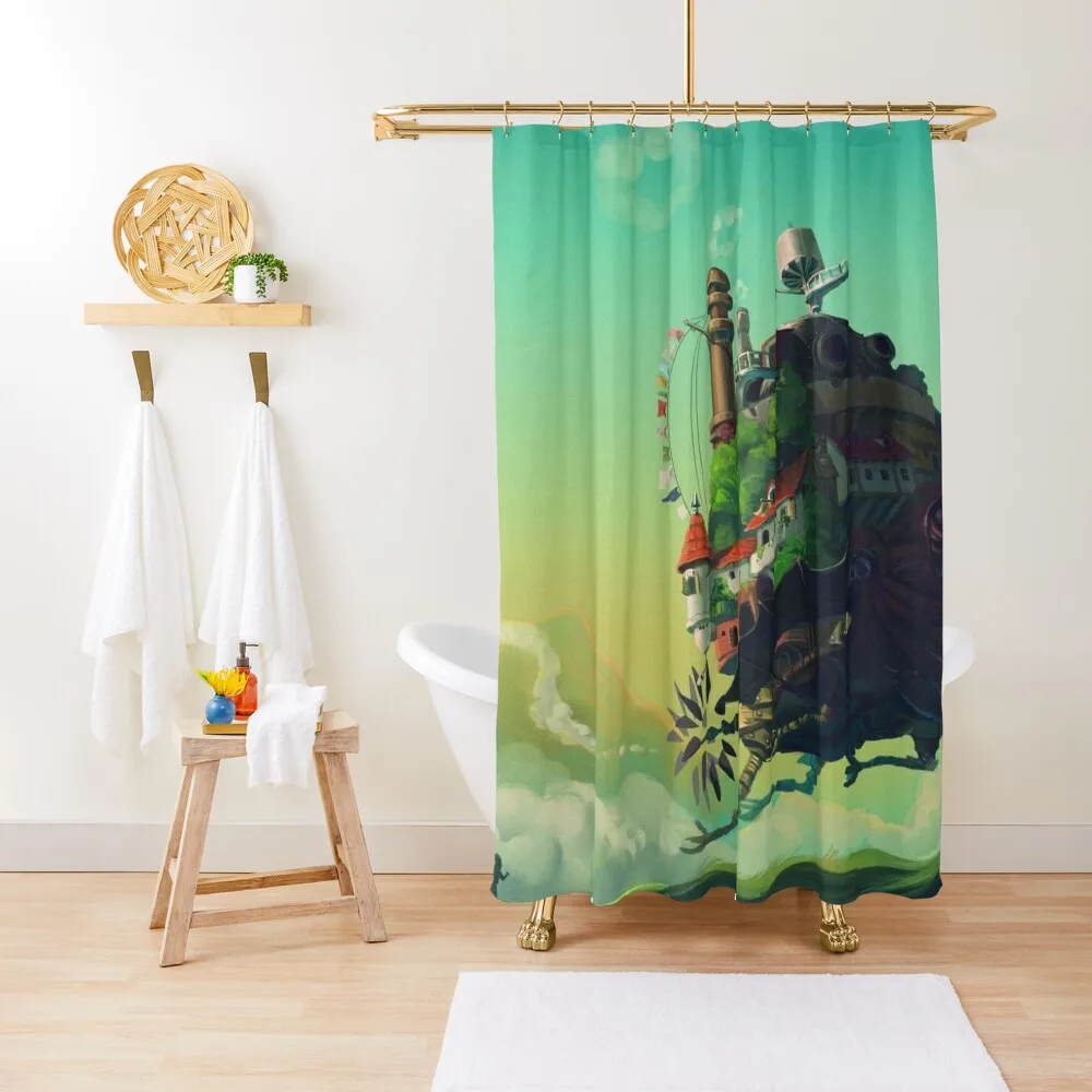 

Anime Movie Landscape Shower Curtain Bathroom And Shower Products Window Shower Set For Bathroom Curtain