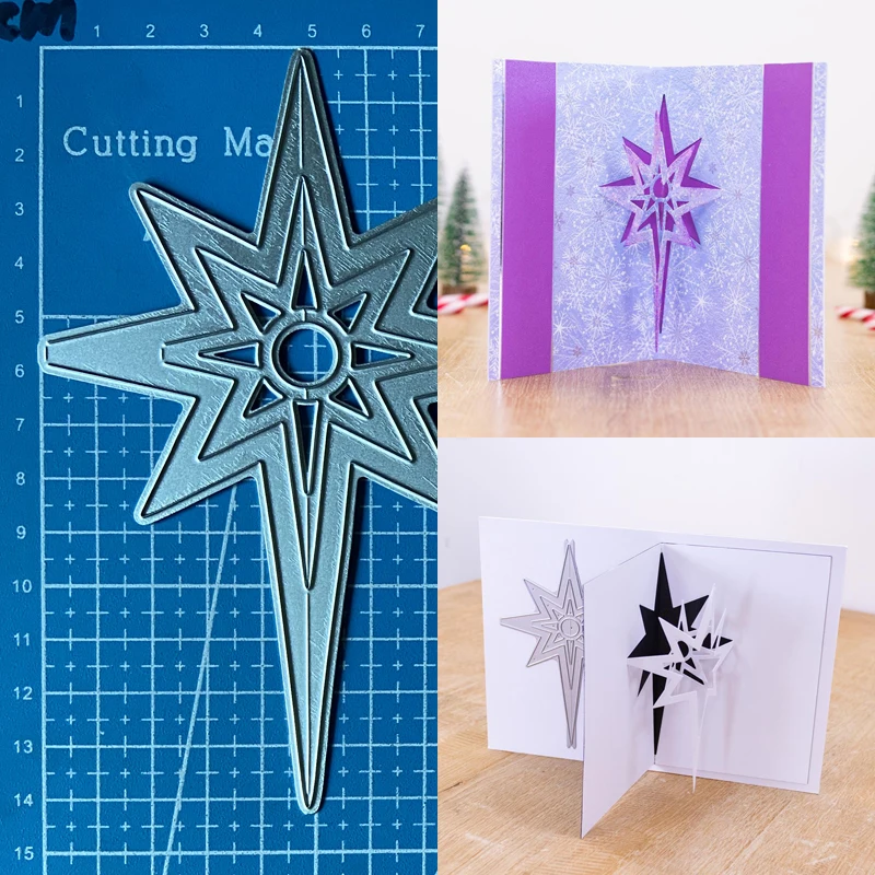 Lucky Goddess Metal Cutting Dies Star of Bethlehem Diy Scrapbooking Photo Album Decorative Embossing Paper Card Crafts