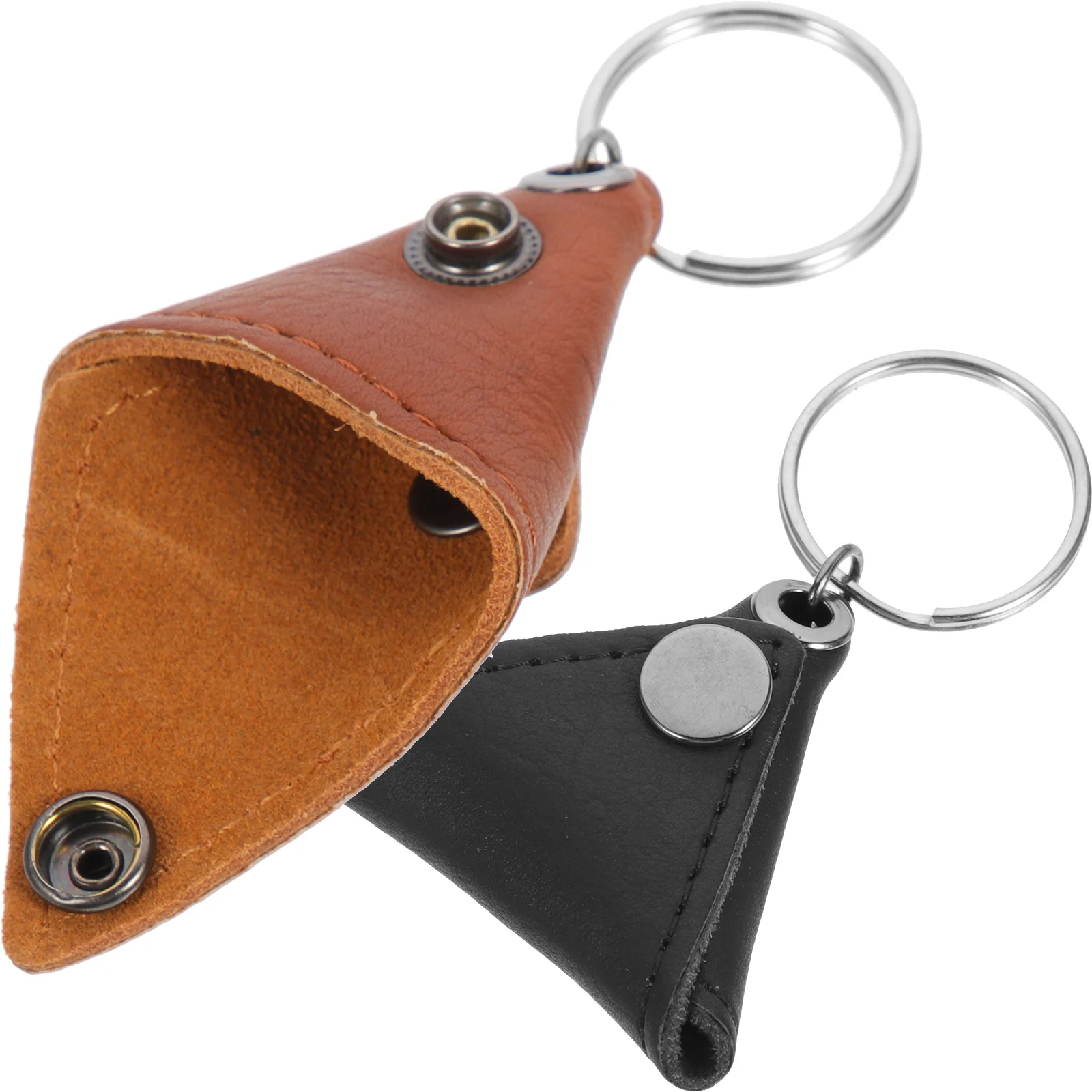 

2pcs Guitar Pick Bag PU Storage Organizer for Acoustic Electric Picks Plectrum Case Portable Musical Accessories