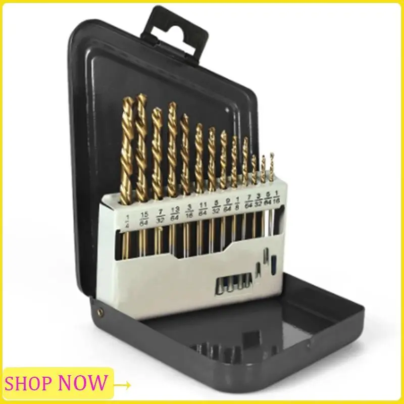 

Especial 26Pcs Left Handed Drill Bit Set Extractor Drill Bits For Metal Power Tools Accessories With Titanium Nitride Coating