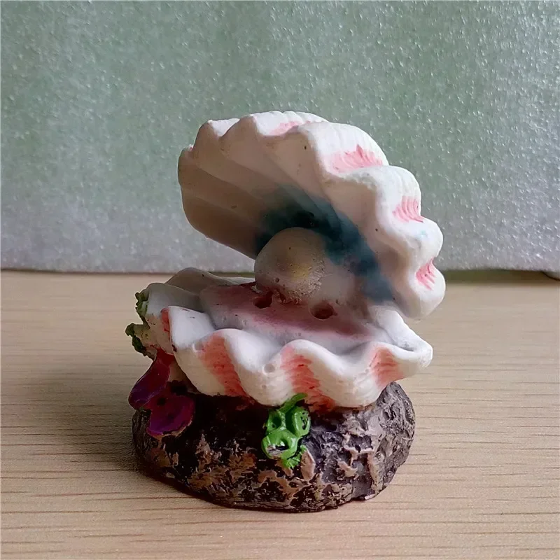 Pearl Shell Air Bubble Stone Fish Tank Decoration Aquarium Decor Air Stone  Air Pump Bubbler Ornament