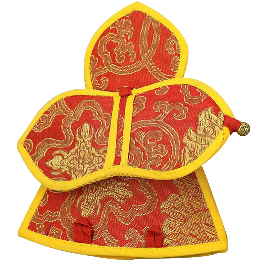 

Vajra Storage Bag Bags Bell Holder Pouch Brocade Temple for Container