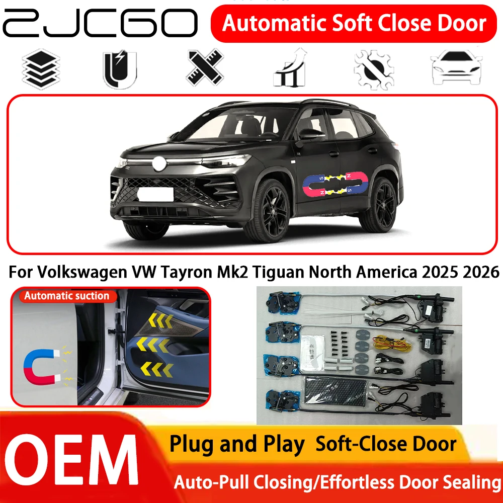 for Volkswagen VW Tayron Mk2 Tiguan North America 2025 2026 Car OEM Plug and Play Automatic Electric Soft Close Door System