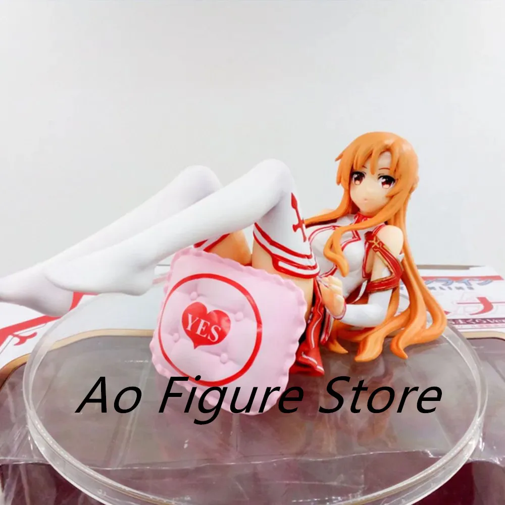 Sword Art Online Asuna New Wife is Always Yes Pillow Ver. PVC Action Figure Anime Sexy Girl Figure Model Toys Doll Gift