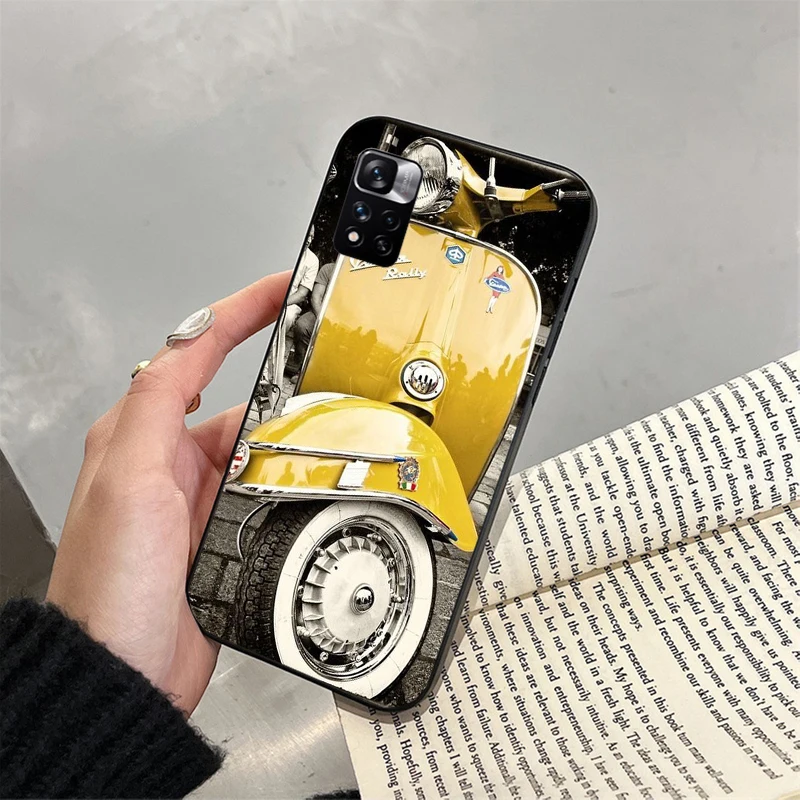 Vespa Motorcycle Phone Case For Xiaomi Redmi note 13 12 Pro 11S 11 10 Pro 10S 12S Redmi 10 9C 13C