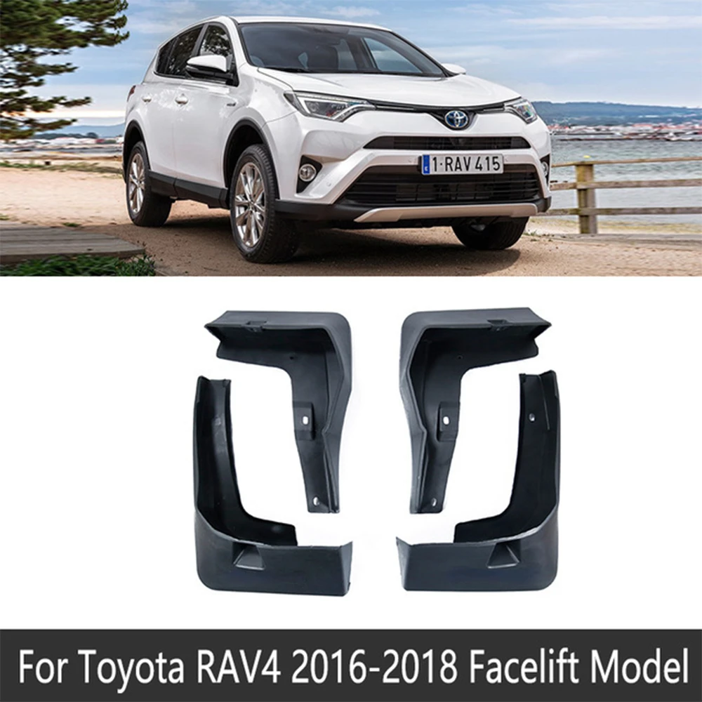 4x for Toyota RAV4 RAV 4 XA40 2013 2014 2015 2016 2017 2018 Mud Flaps Mudguards Splash Guards Fender Flare Wheel Car Accessories