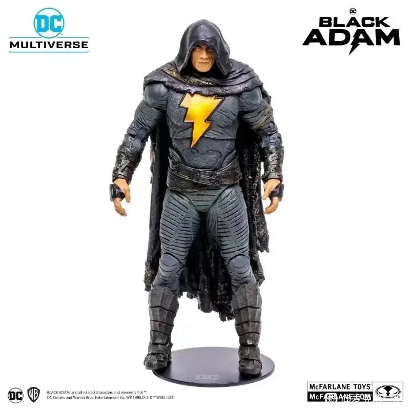 McFarland Black Adam Hooded Cloak Edition DC Movable Figures Models Toys Gifts Movies Anime Multiverse Figures Soldier Man