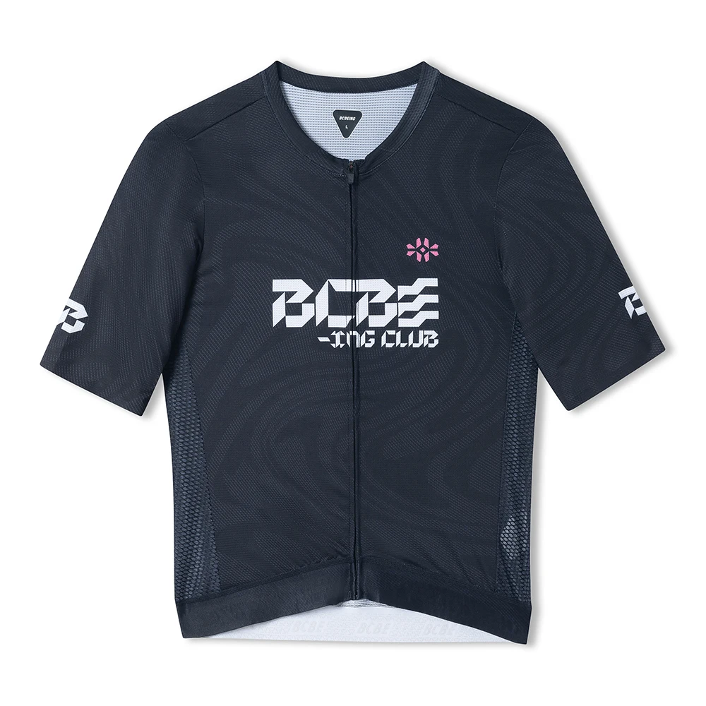 BCBE-ING Sommer-Radtrikots mit kurzen Ärmeln, Race Fit, schnell trocknend, atmungsaktiver Stoff, UPF50+, Maillot Ciclismo Hombre