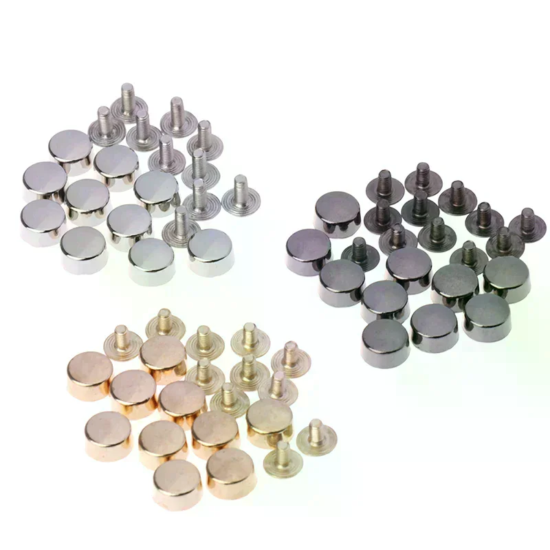 10Pcs Sewing Accessories Tool Handbag Shoulder Bags Bottom Studs Rivets Screw